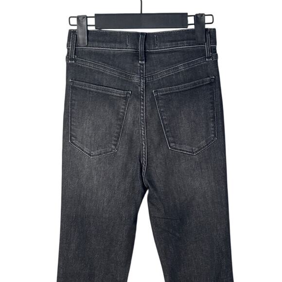 Abercrombie & Fitch Flare Ultra High Rise Jeans Washed Black Size 25/0 - Picture 7 of 8